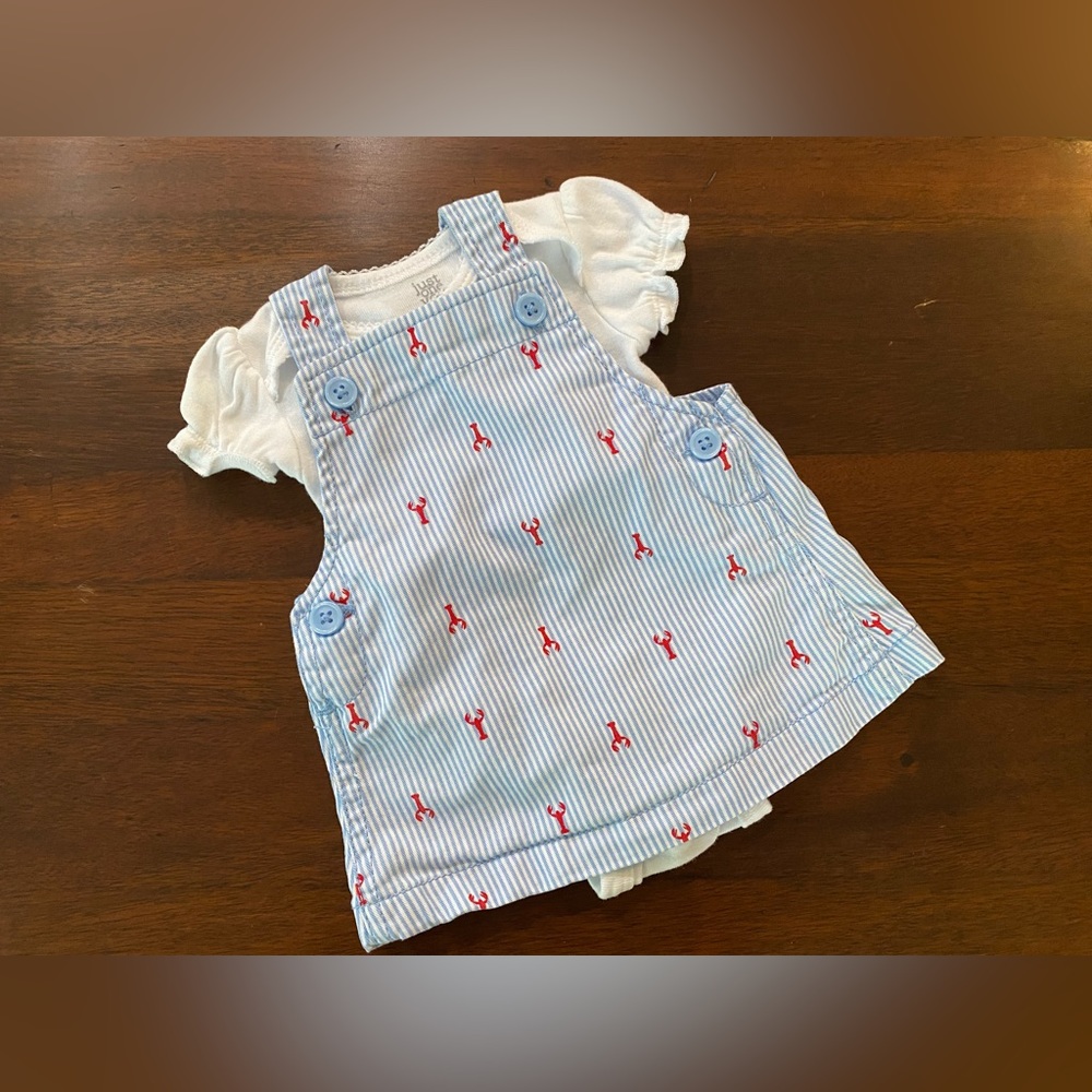 Infant Lobster Dress and Onesie